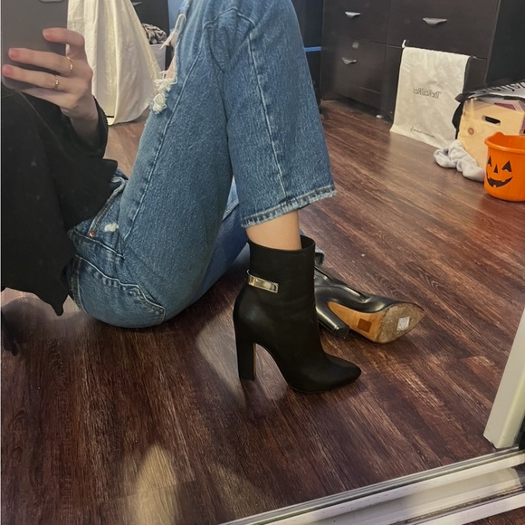 Givenchy Black Leather Boots rare - Picture 1 of 17